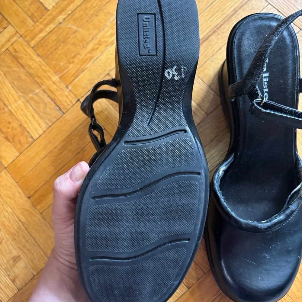 Vintage y2k 90s platform heels Mary Jane - Picture 5 of 6